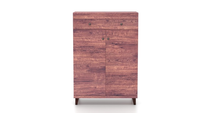 Melano 15 Pair Shoe Cabinet With Drawer(Walnut)
